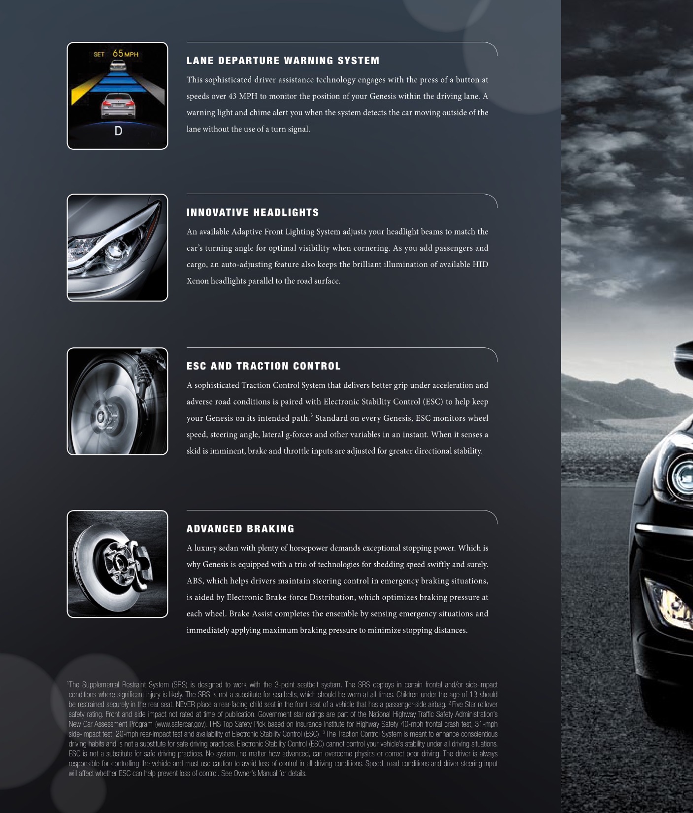 2013 Hyundai Genesis Brochure Page 3